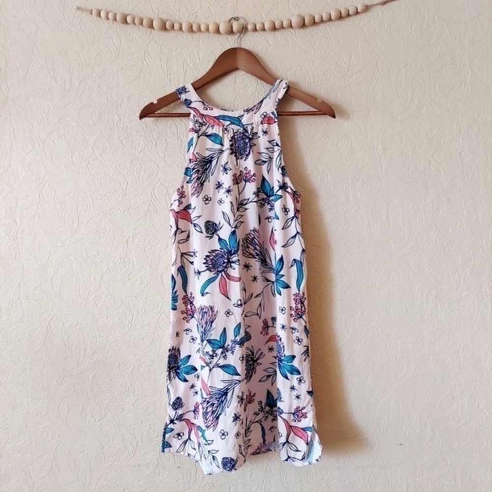 Rachel Ashwell 100% Linen floral Dress XS